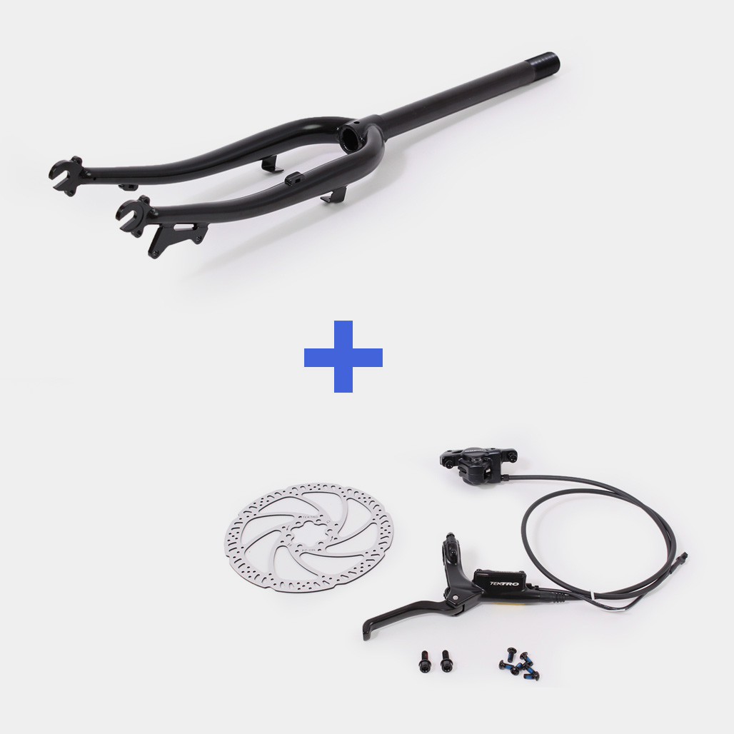 Umrüstkit auf Scheibenbremse vorn für enviado SOLID 1.0 & SOLID 2.0