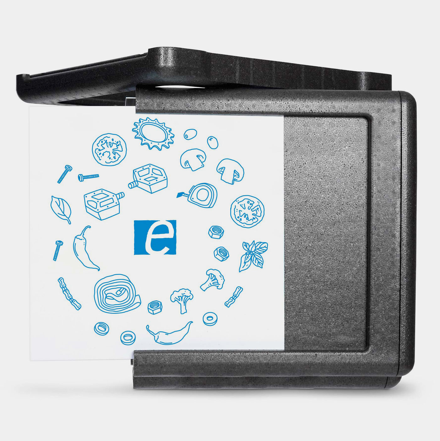 Werbetafeln für enviado 100L THERMOBOX